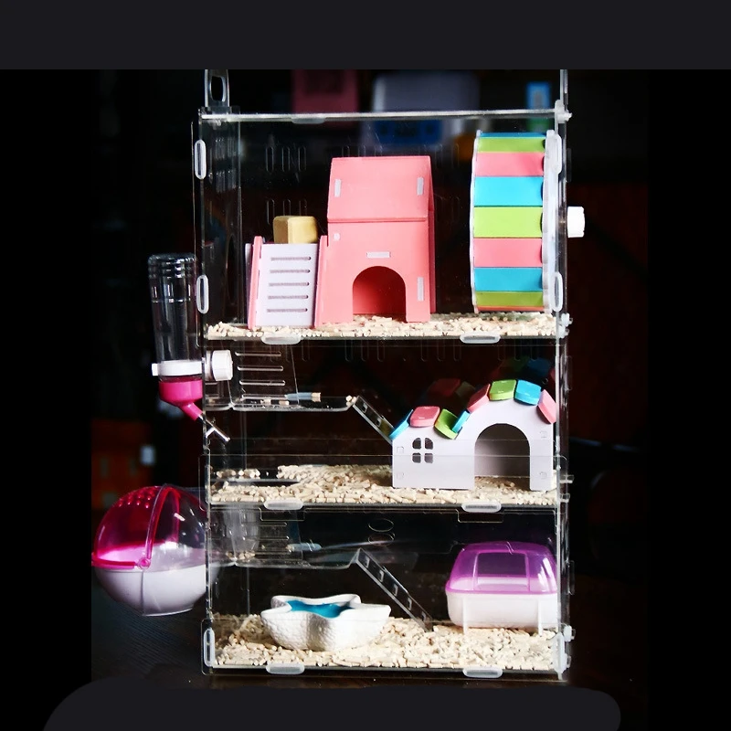 Принадлежности для клетки хомяка прозрачный сирийский хомяк мезокриплод auratus