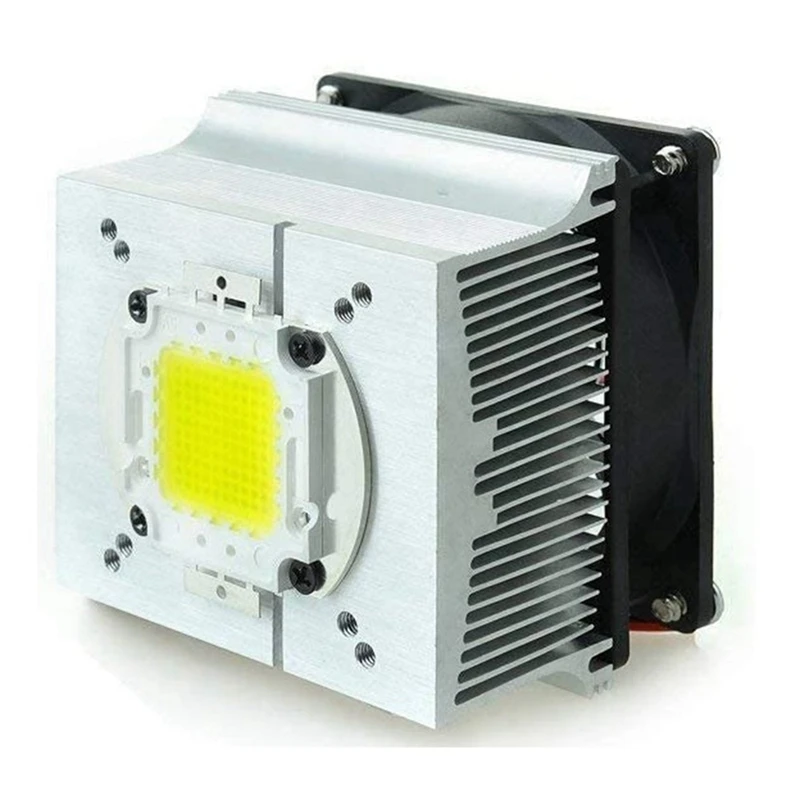 

High-Power Aluminum Heat Sink Suitable for 20W 30W 50W 100W LED COB Matrix