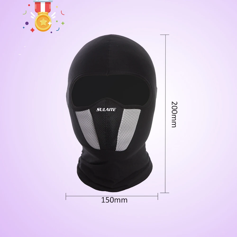 Зимняя велосипедная маска для лица шапка лыж BikeMask термофлисовая Флисовая