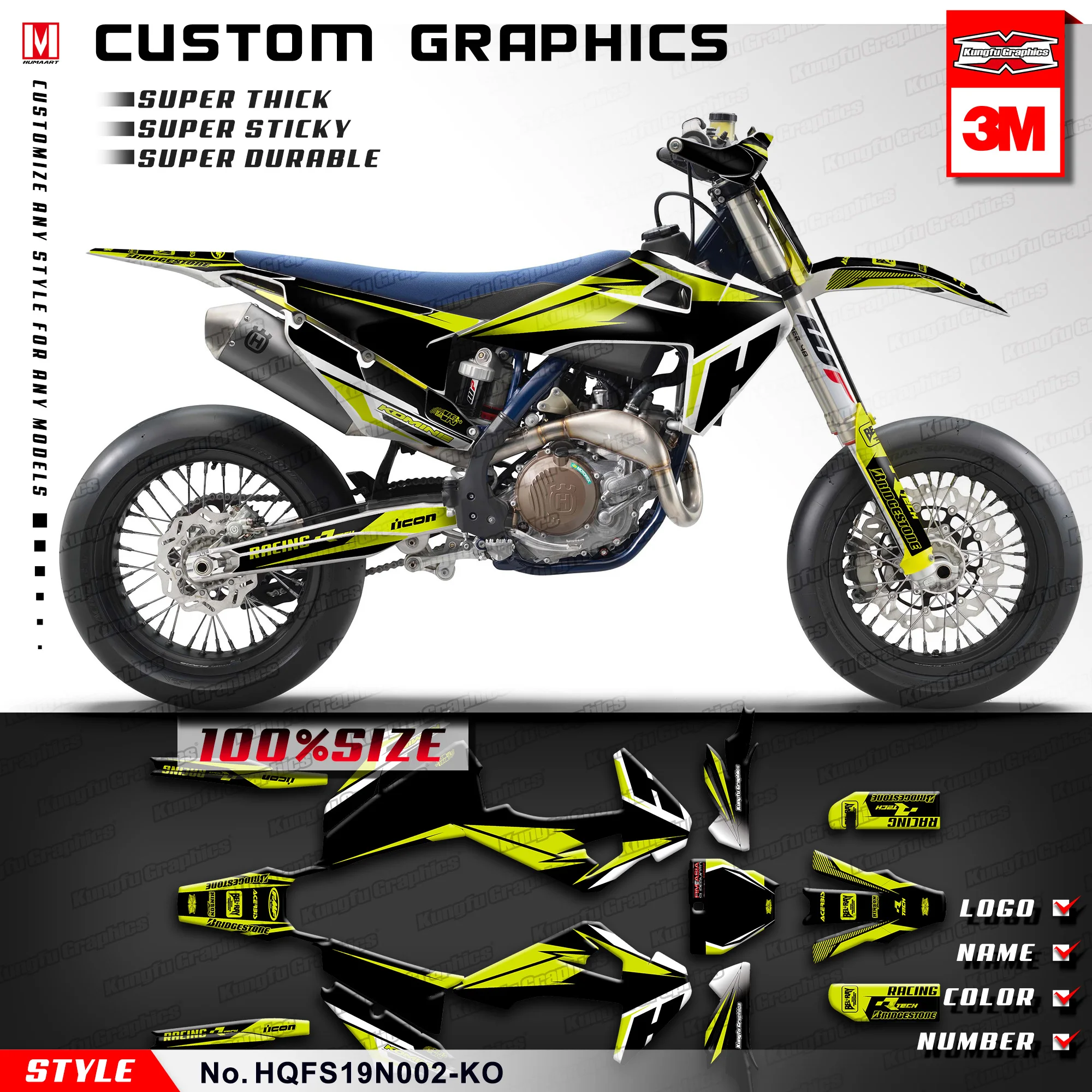 И рисунком кунг-фу Графика стикеры мотоцикла комплект для TC FC TX FX FS TE FE 125 250 300 350 450