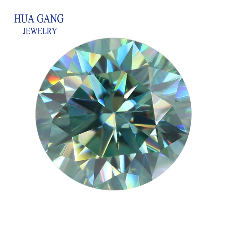 

Бриллиант голубой Муассанит 1,2 карат, бриллиантовая вырезка 7,0 мм VVS1, отличный алмаз для лабораторной резки