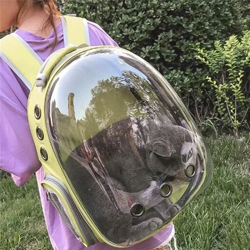 

Pet Cat Carrier Backpack Breathable Cat Travel Outdoor Shoulder Bag For Small Dogs Cats Portable Packaging Carrying Pet Supplies