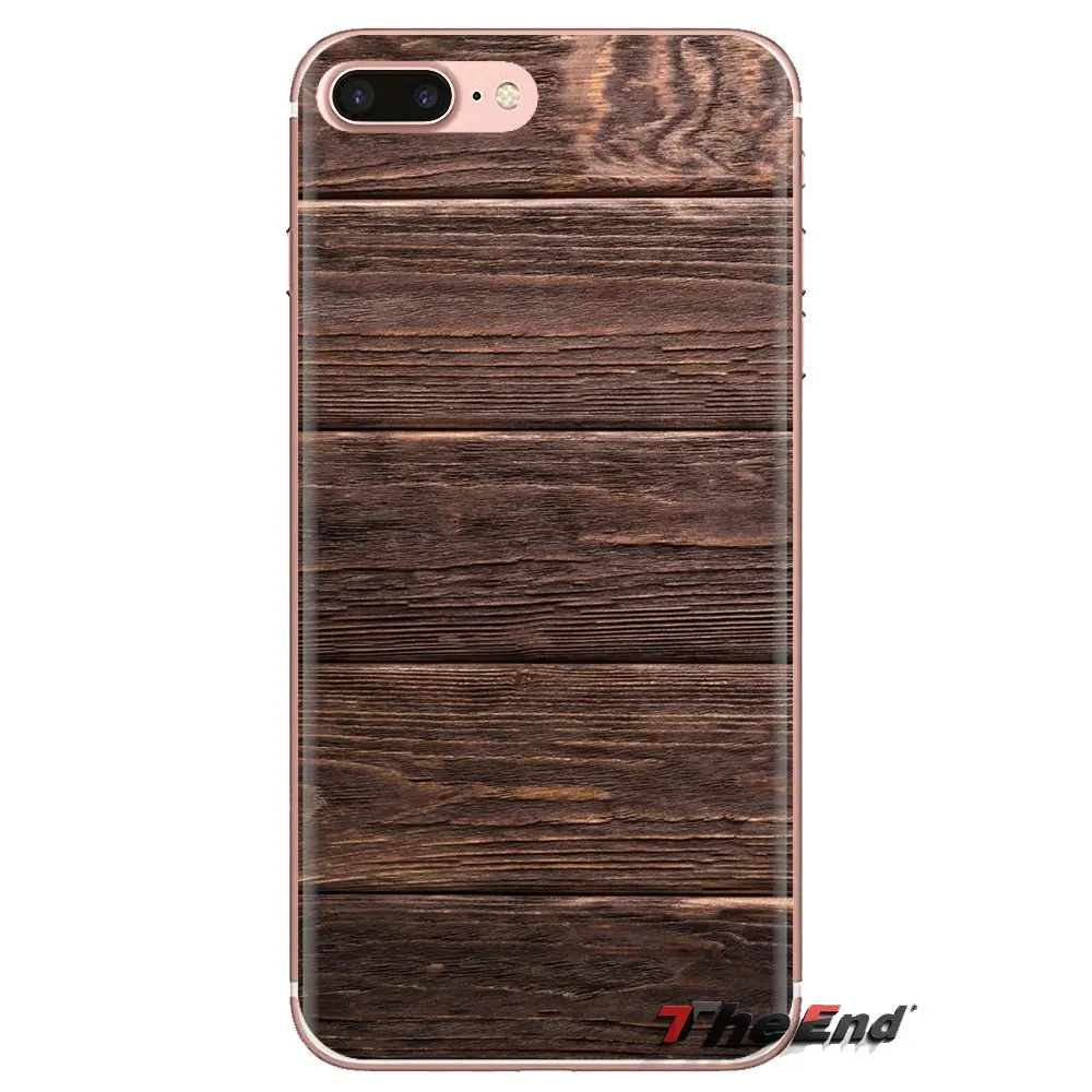 Текстуры древесины мягкий прозрачный просвечивающийся чехол Чехлы для Samsung Galaxy J1