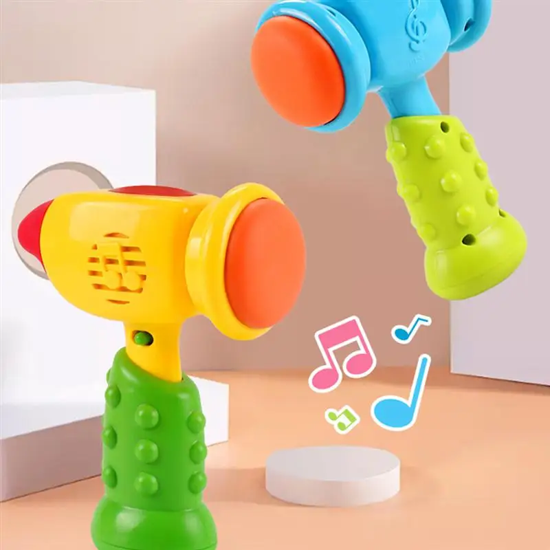 

Cartoon Kids Hammer Toy Musical Beating Toy Funny Educational Toy (No Battery)