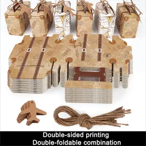 Коробка для конфет из крафт-бумаги, 10 шт.