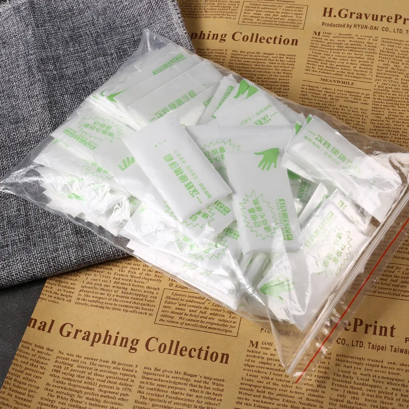 

Disposable gloves, plastic transparent food, thick and durable food film, lobster, household individually packed small package.