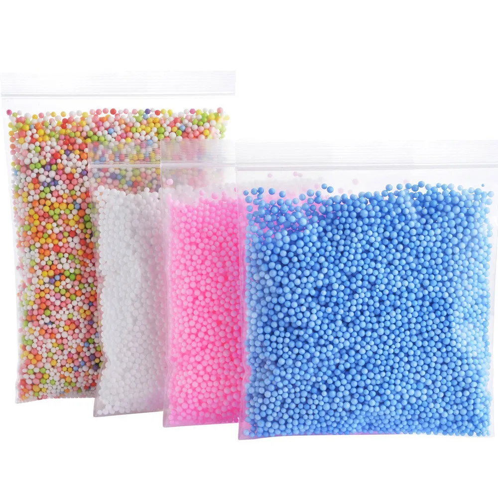 Шарики из пенопласта (30000 шт.) для самостоятельного изготовления слаймов