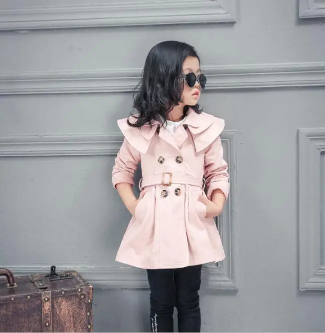 Новинка Ветровка из 2019 хлопка для мальчиков и девочек Детское пальто в Корейском