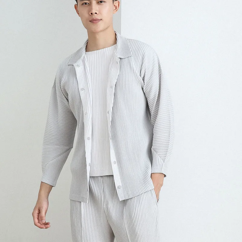 Issey pelated Мужская куртка летняя осенняя сложная одежда 2020 новая свободная
