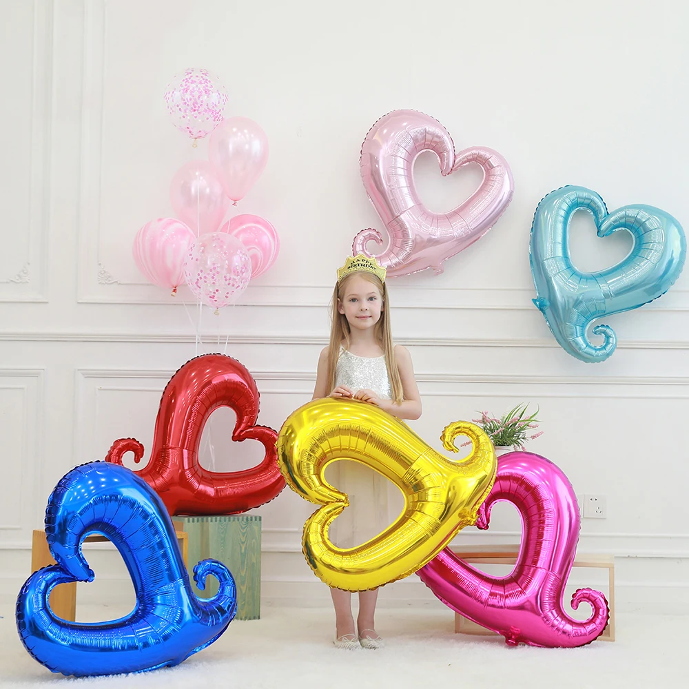 

1pc 30inch Valentines Day Balloons Heart Foil Balloons for Valentines Day Wedding Decoration Valentine Balloon Party Supplies