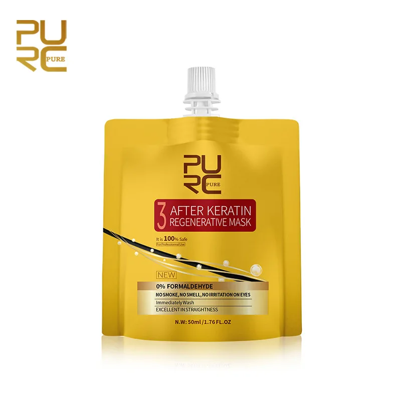 Восстанавливающая маска для волос PURC после кератина питательная инфекции