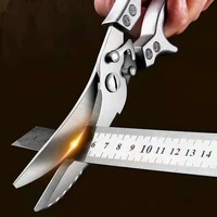 kitchen accessories scissors tools very sharp high strength carbon steal multifunctional cut fish chicken meet vegetables