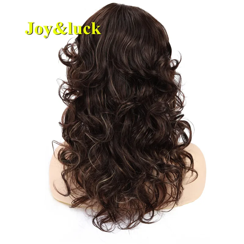 Парик блонд Joy & luck для женщин синтетические волосы с длинным кутикулом эффектом