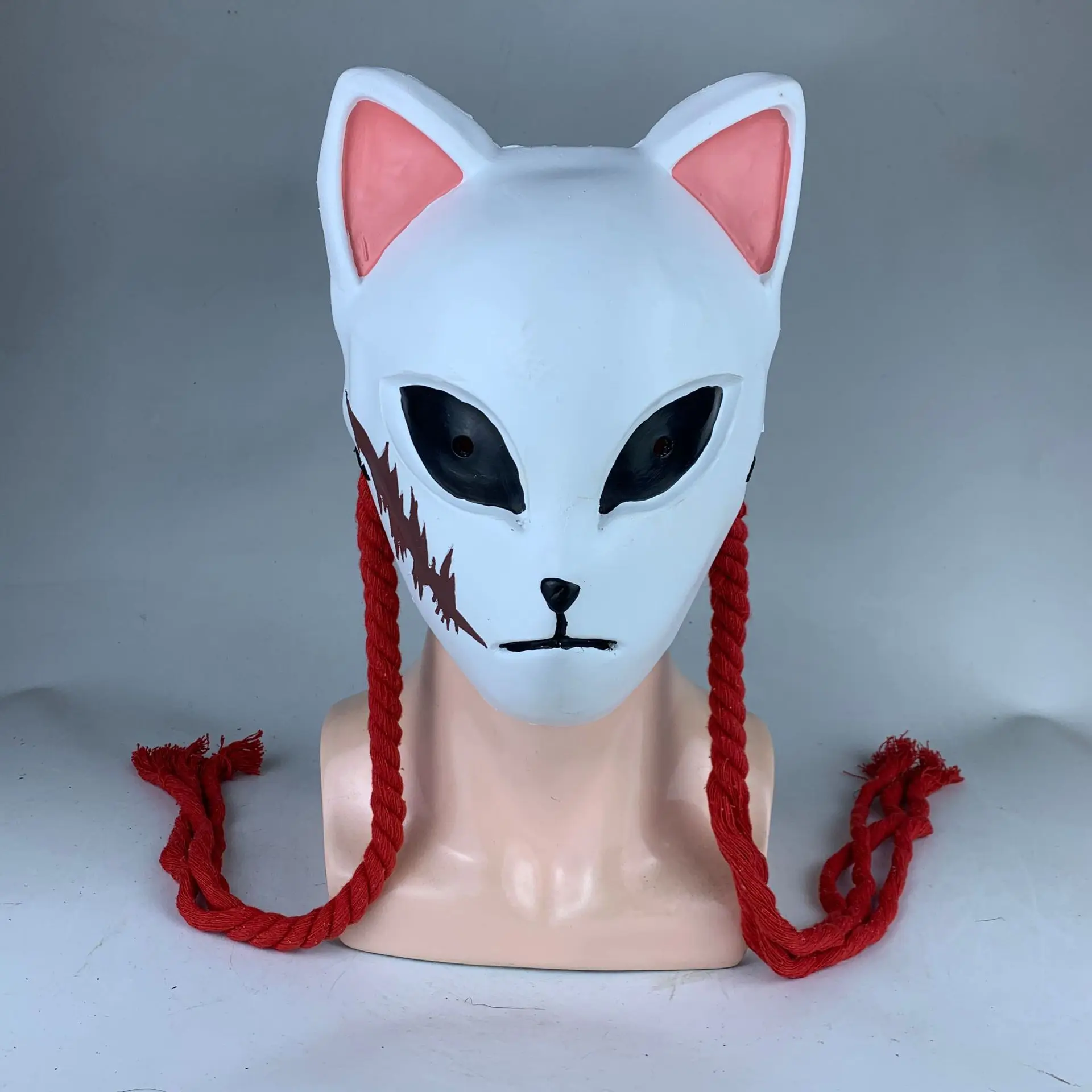 

Латексные маски для косплея из аниме «рассекающий демонов», костюмы для косплея киметасу но айба, Карнавальная маска камадо танджиро, рекви...