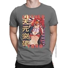 Мужская футболка Yoko Littner Gurren Lagann аниме забавная футболка из чистого хлопка классическая женская одежда с круглым вырезом