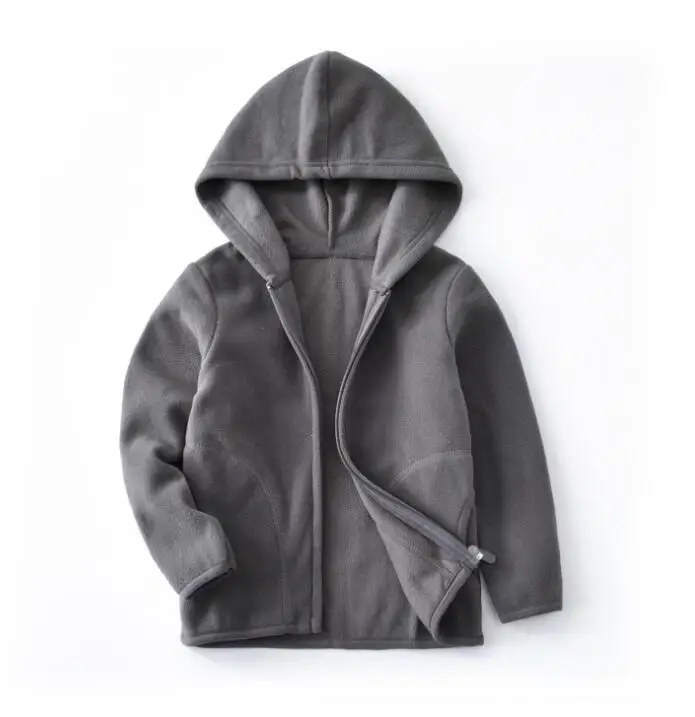 2019 новая зимняя флисовая Детская куртка пальто модная повседневная одежда