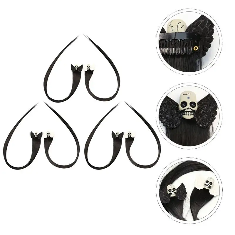 

6Pcs Creative Wig Fake Hairpiece Party Cosplay Wig DIY Wig Halloween Wig for Halloween