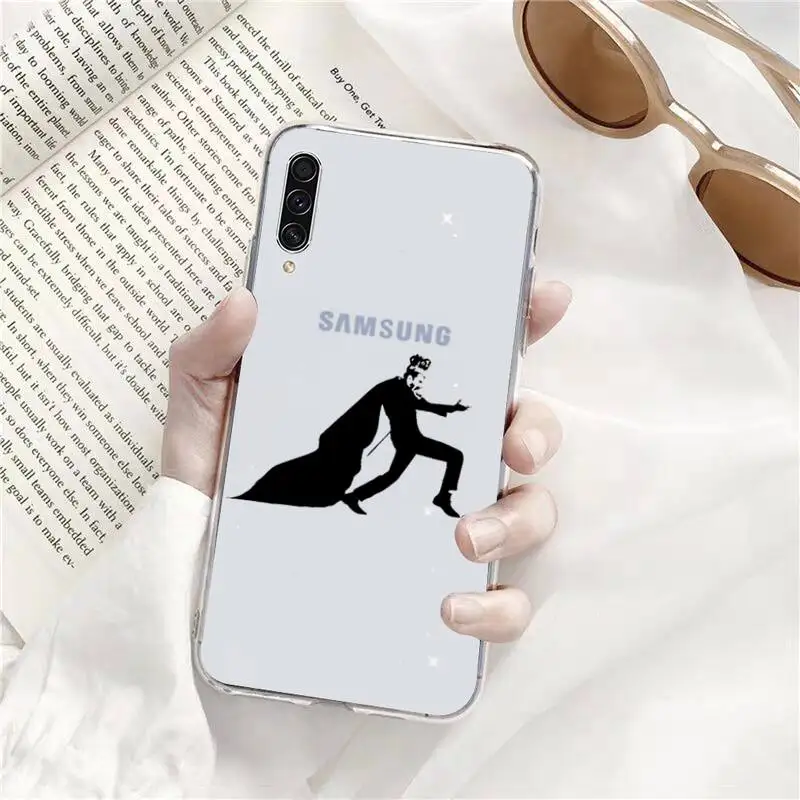 

Freddie Mercury Queen band Phone Cases Transparent for Samsung A71 S9 10 20 HUAWEI p30 40 honor 10i 8x xiaomi note 8 Pro 10t 11