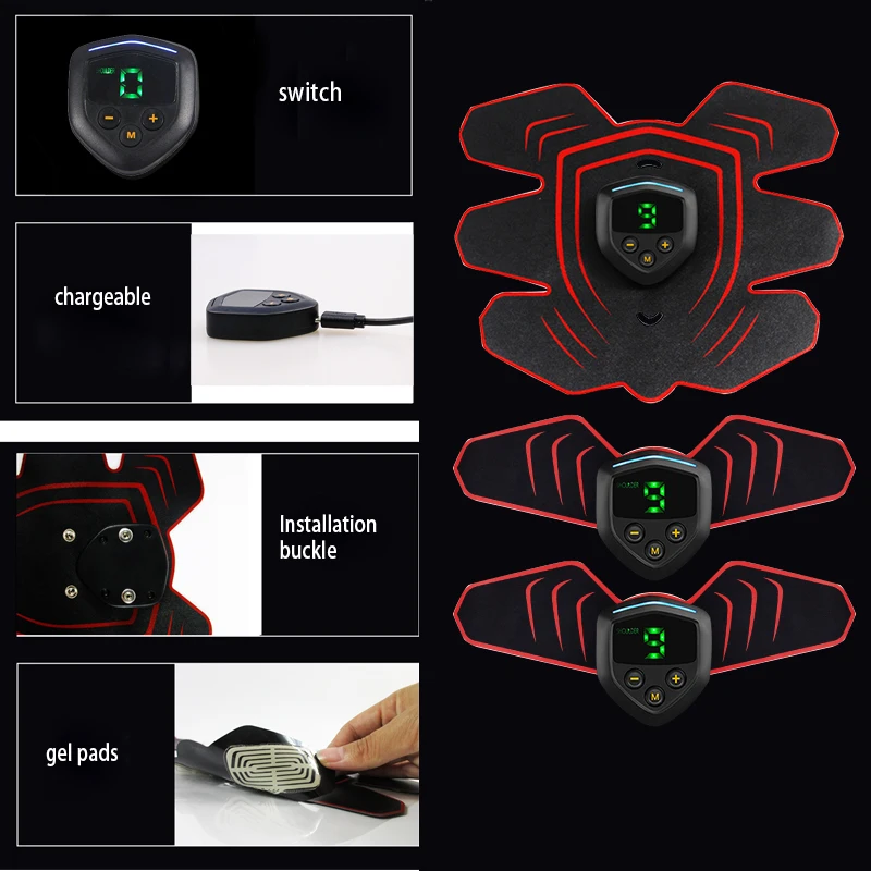 Стимулятор мышц живота ягодиц подтяжки похудения|Брюшного массажный инструмент|