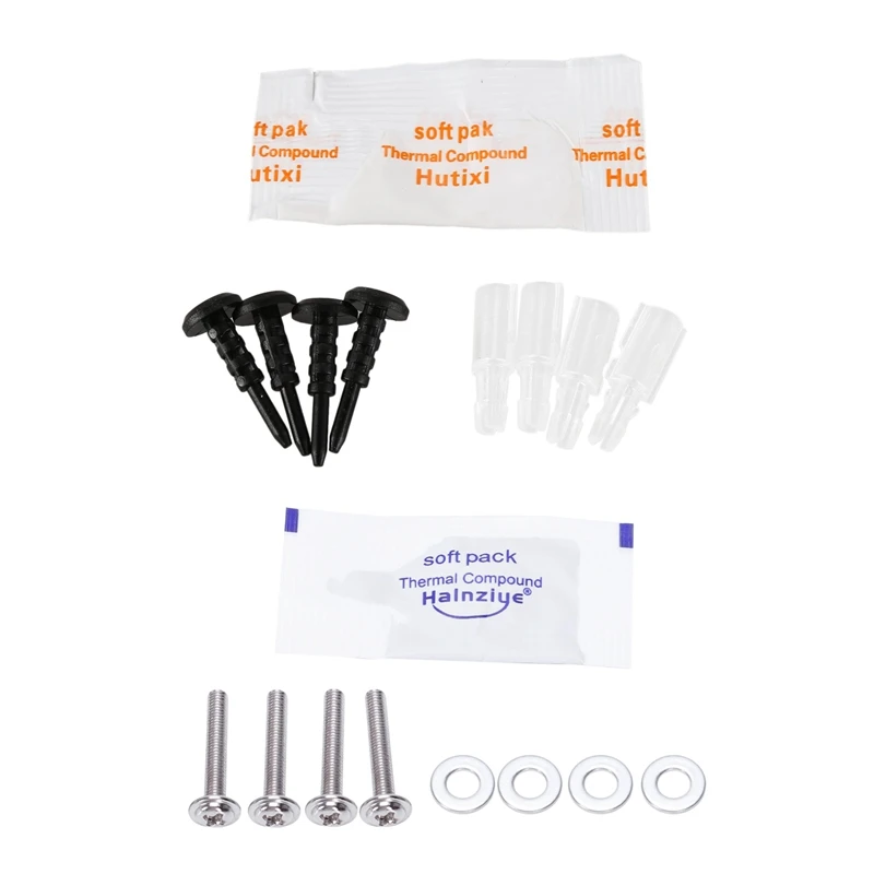 4 тепловых трубы LANSHUO провода без светильник один вентилятор радиатор для ЦП и 1