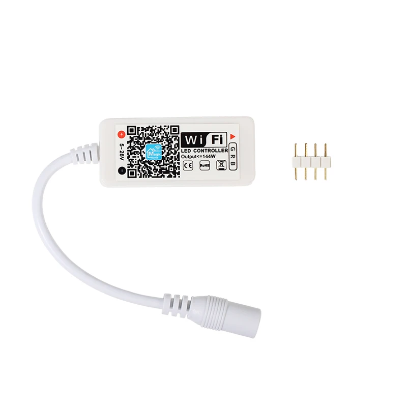 DC 12V Мини LED WIFI RGB контроллер Iphone Ipad IOS/Android мобильный телефон беспроводной