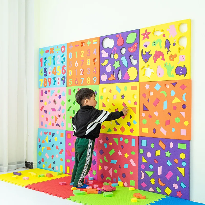 2019 новые детские строительные блоки из пеноматериала EVA для раннего образования