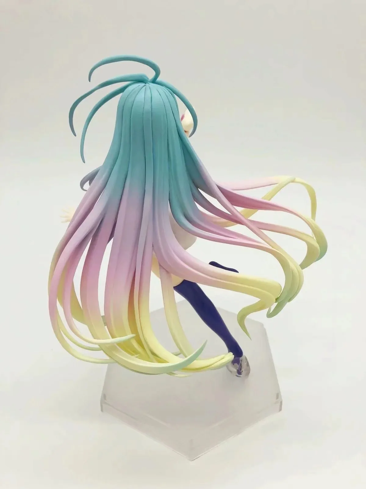 

Anime NO GAME NO LIFE Shiro Jibril Action Figure 1/7 Kneeling White Sniper Ver. PVC Collection Model Dolls Toys Gifts