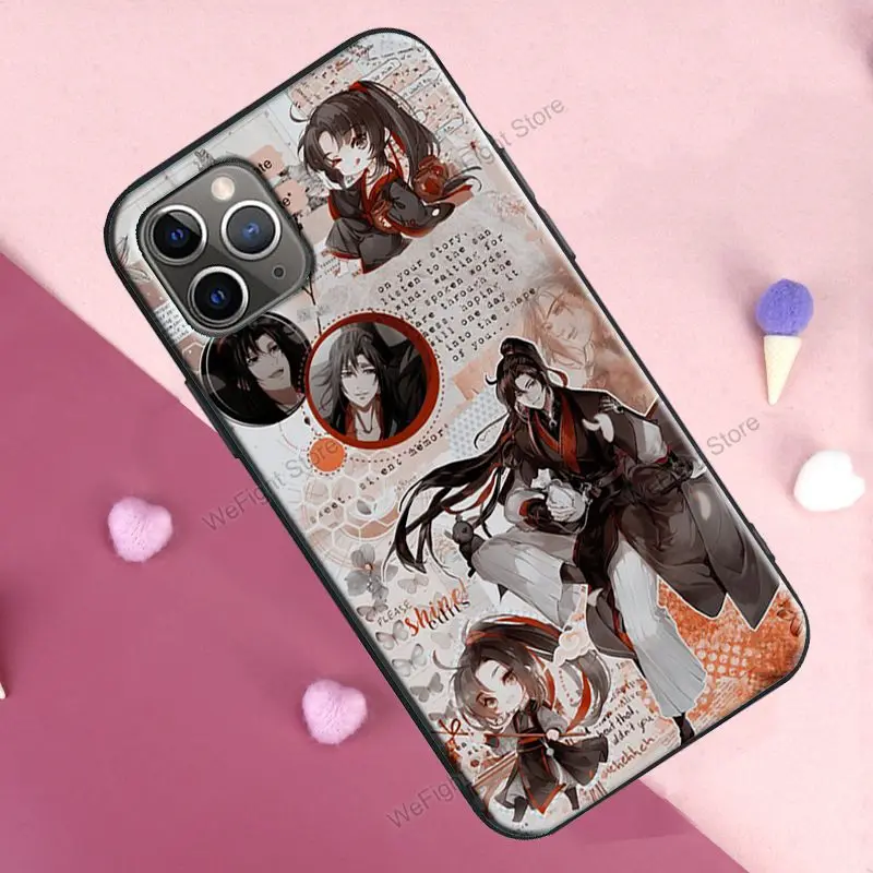 Mo дао ЗУ Shi эстетическое чехол для iPhone 12 Pro Max mini 7 8 Plus SE 2020 крышка 11 XS XR X|Бамперы| |