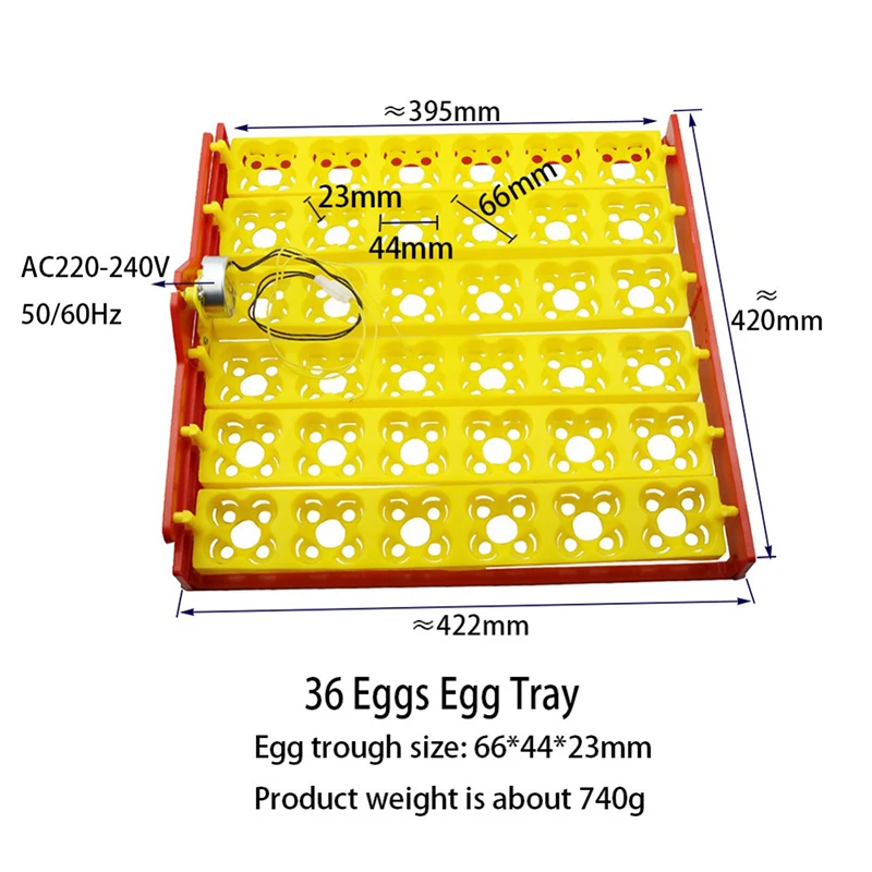 36 Eggs 1 комплект инкубатор автоматически яйца 56/48/36/24 лоток для яиц инкубатор Птицы птица яйцо инкубационное оборудование - Цвет: 36 Eggs