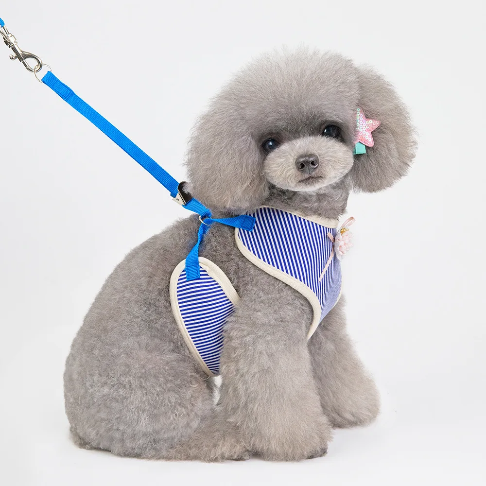 Хлопковая шлейка для маленьких собак в японском стиле милый поводок щенков