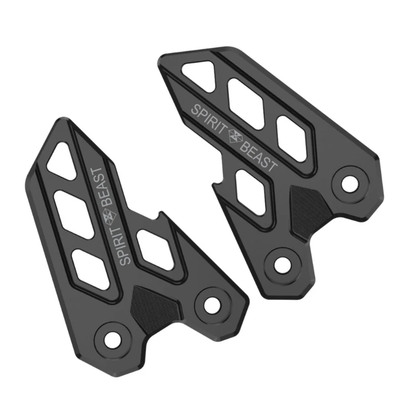 

G99F 2Pcs Aluminum Alloy Foot Pegs Plate Folding Rear Footrests Protector for 321R