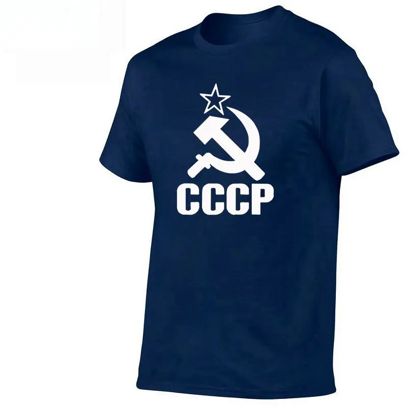5 Летние русские футболки CCCP для мужчин, футболки с коротким рукавом, футболки с круглым вырезом из хлопка для мужчин - Цвет: 5