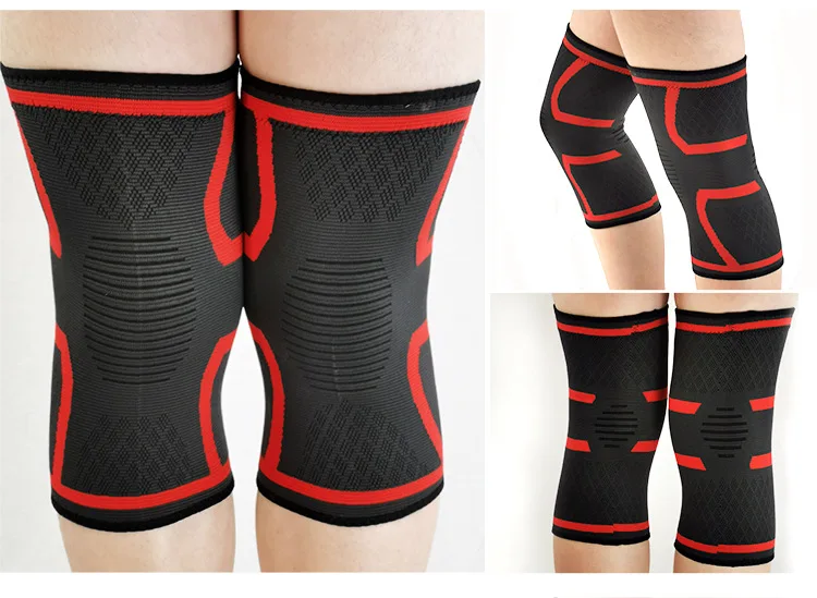

Nylon Elastic Sports Sleeve Knee Pads Breathable Knee Support Brace Running Fitness Hiking Cycling Knee Protector Joelheiras