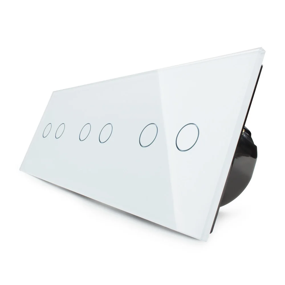 Livolo сенсорный выключатель европейский стандарт комбинация роскошный настенный