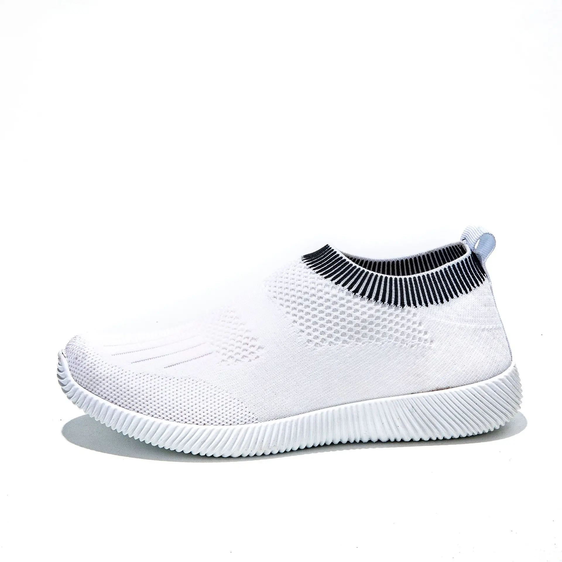 

2021 Spring New Women's Shoes Large Size 36-43 Light Socks Shoes Women's Sportswear Single Shoes Flying Woven Lazy Shoes Leisure