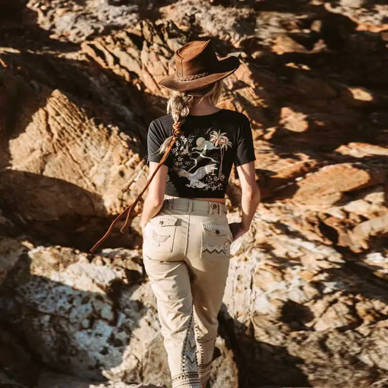 AYUALIN summer black t shirt for women cartoon print o-neck boho Tees short sleeve top casual beach wear Gypsy Knitted camis tee | Женская