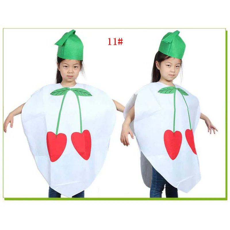 Модное детское нарядное платье унисекс Детские костюмы с рисунком фруктов и