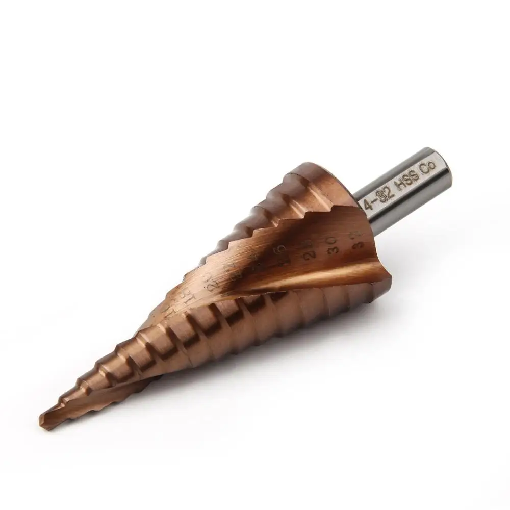 M35 5% Кобальтовое HSS Ступенчатое сверло CO Высокоскоростной стальной конус