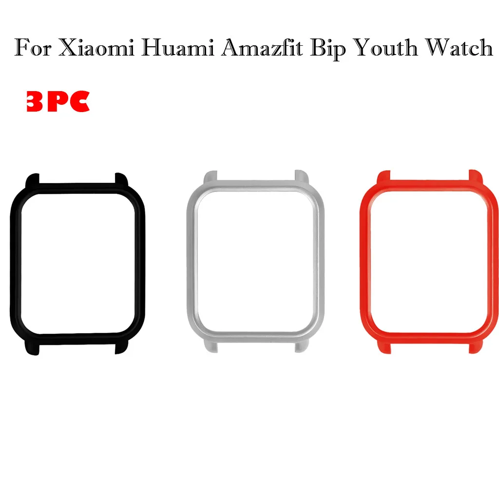 3 шт Цветной корпус Защитная оболочка для Xiaomi Huami Amazfit Bip Молодежные часы декор