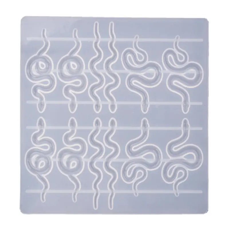 

Snake Earrings Diy Crystal Epoxy Silicone Mold Keychain Silicone Mold DIY UV Resin Molds