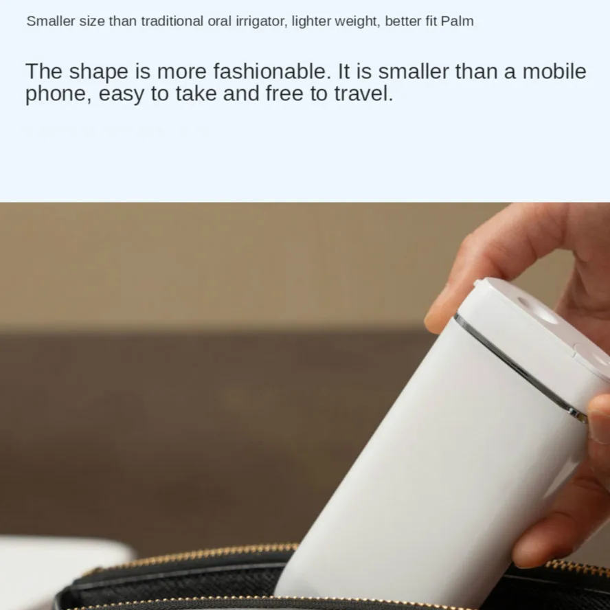 

New mini portable oral irrigator oral irrigator oral water pulse 130ml dental cleaning water