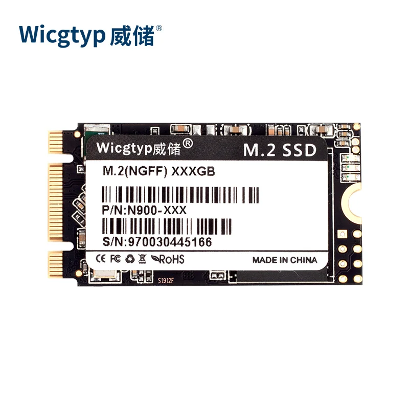 Wicgtyp M.2 SSD 512 ГБ M2 SATA NGFF 2242 Гб HDD для компьютера ноутбука Smartbook 133t|Внутренние