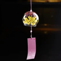 12pcspack 78cm hand drawing praying glass windchime friend gift hanging praying bell home decorative