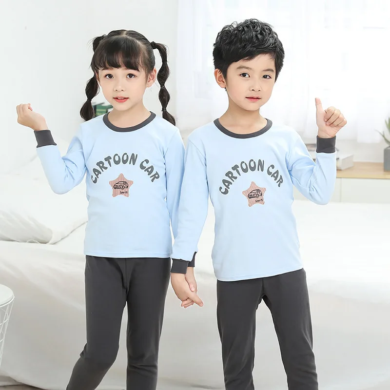 Новая Пижама с героями мультфильмов для больших мальчиков и девочек детская