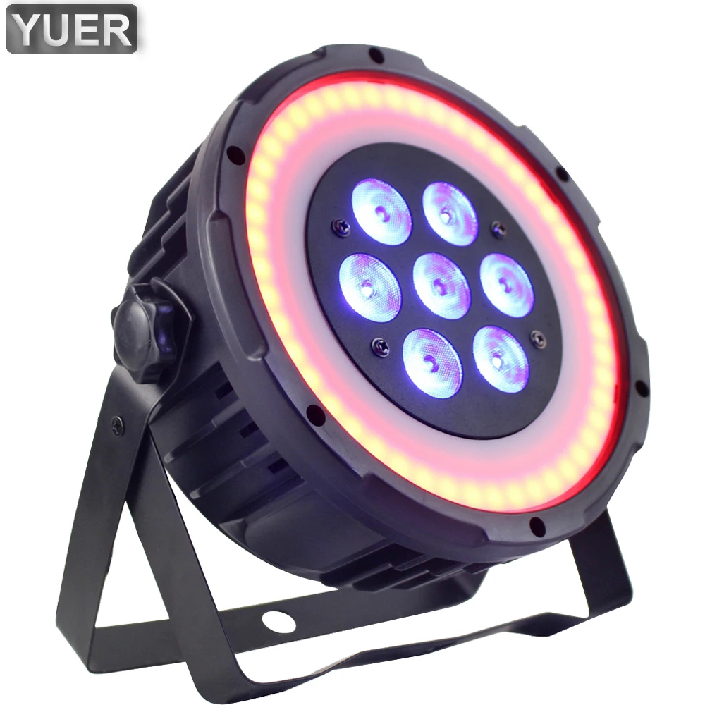 

10 шт./лот 7x10 Вт RGBW 4 в 1 Иллюзия Par Light с DMX512 48 шт. 0,5 Вт RGB 3 в 1 эффект для мытья эффект DJ диско вечерние ринка свет