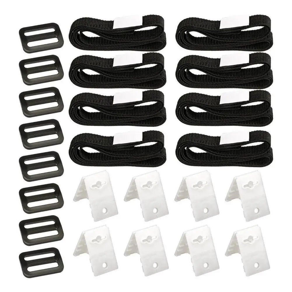 

Pool Cover Roller Attachment Solar Blanket Straps Kit Universal Pool Strapping Kit For Swimming Pool Solar Cover Reel Accessory