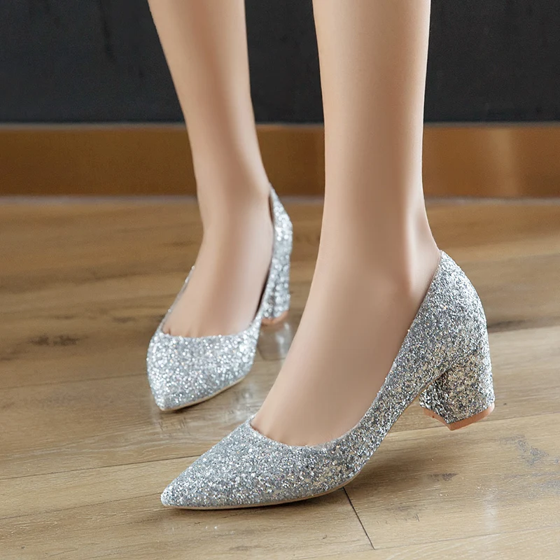 Разноцветные шикарные туфли-лодочки на высоком каблуке женская обувь коллекция