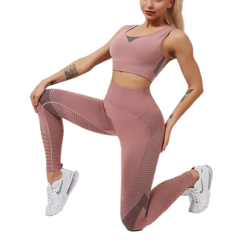 Hollow Leggings Women High Waist Sexy Seamless Gym Leggings Push Up Workout Pants Elasticity Leggins Breathable