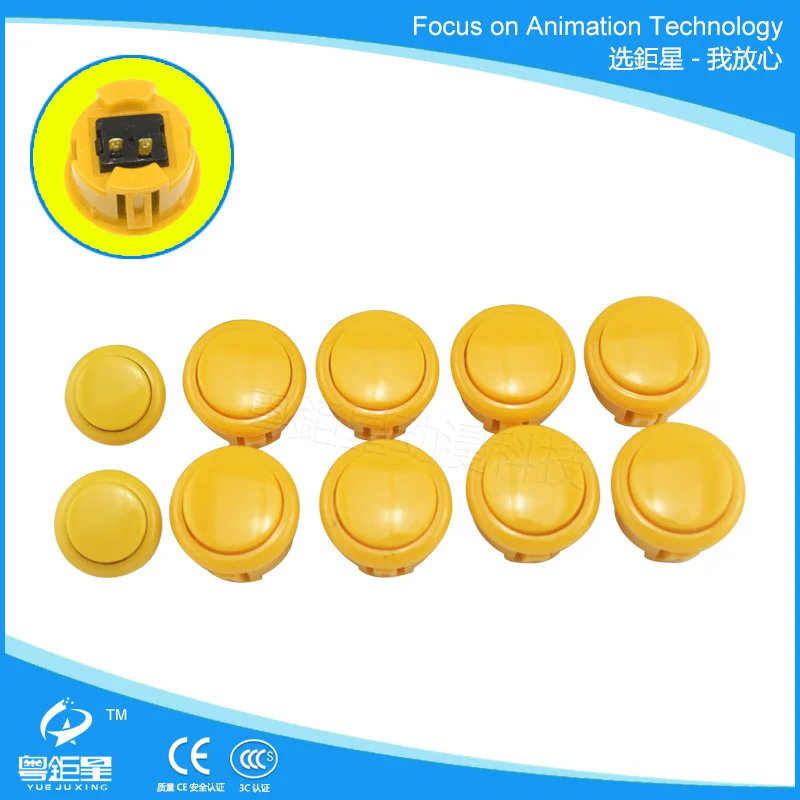 Mini Arcade Machines Accessiored For Sale With DIY Yellow arcade button light joystick kit To home game | Спорт и развлечения