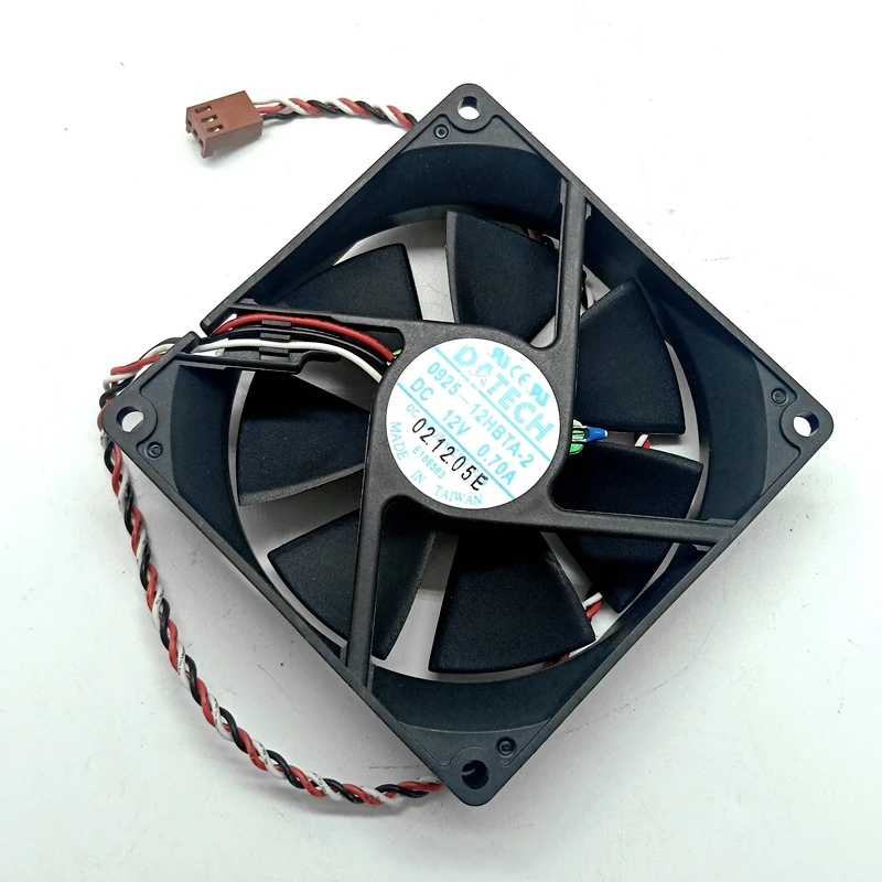 Ventilador Refrigerador de Rolamento Esférico Duplo Alta Velocidade de Fluxo de ar Dc12v 9225 92 mm 0.70a Ventiladores e resfriadores